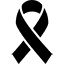 Black check mark icon on a white background. The check mark is slanted, with the left side shorter than the right side. The shape is simple and minimalistic.